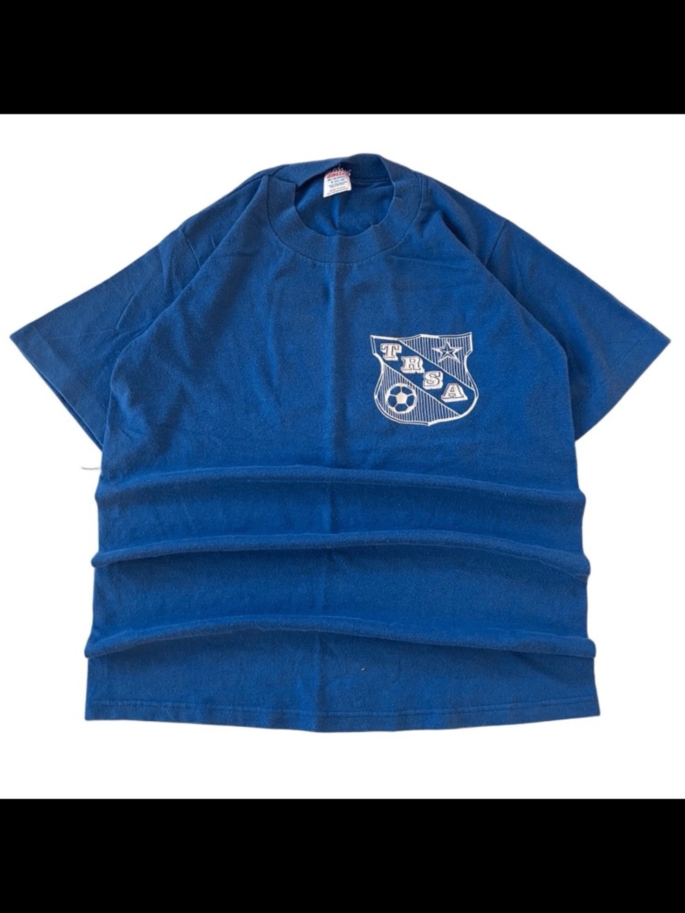 Vtg 80s Jerzees by Russell Three Rivers Soccer Association Small Single Stitch